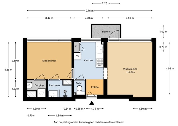 Floor plan - Auriollaan 17, 3527 ER Utrecht 
